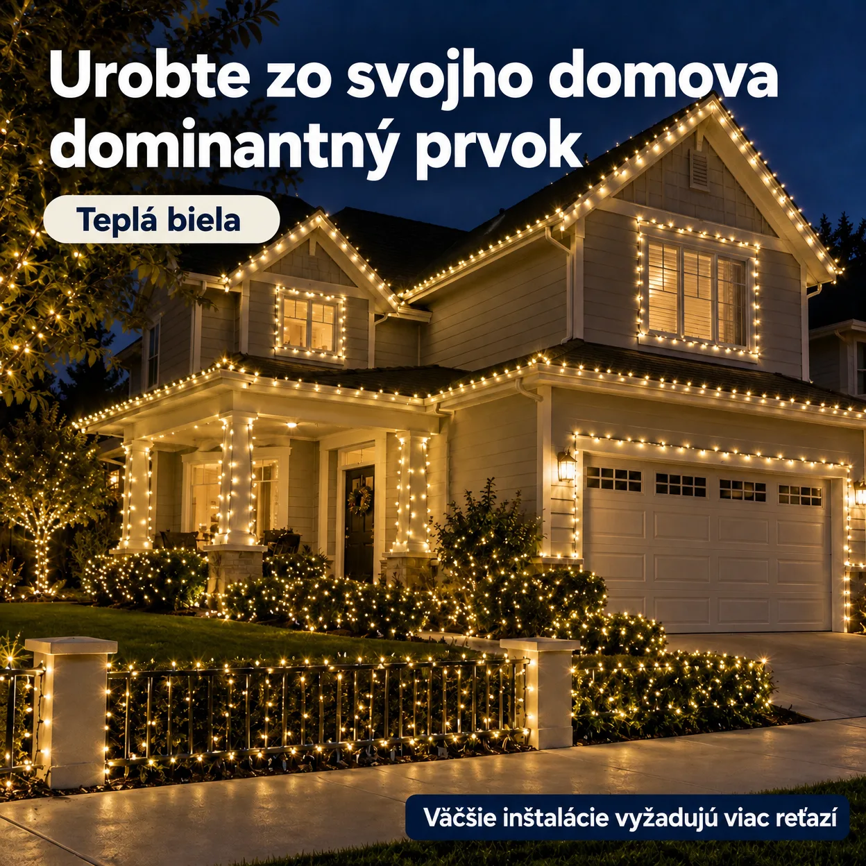 100mLL Sviatočná svetelná reťaz - Image 3
