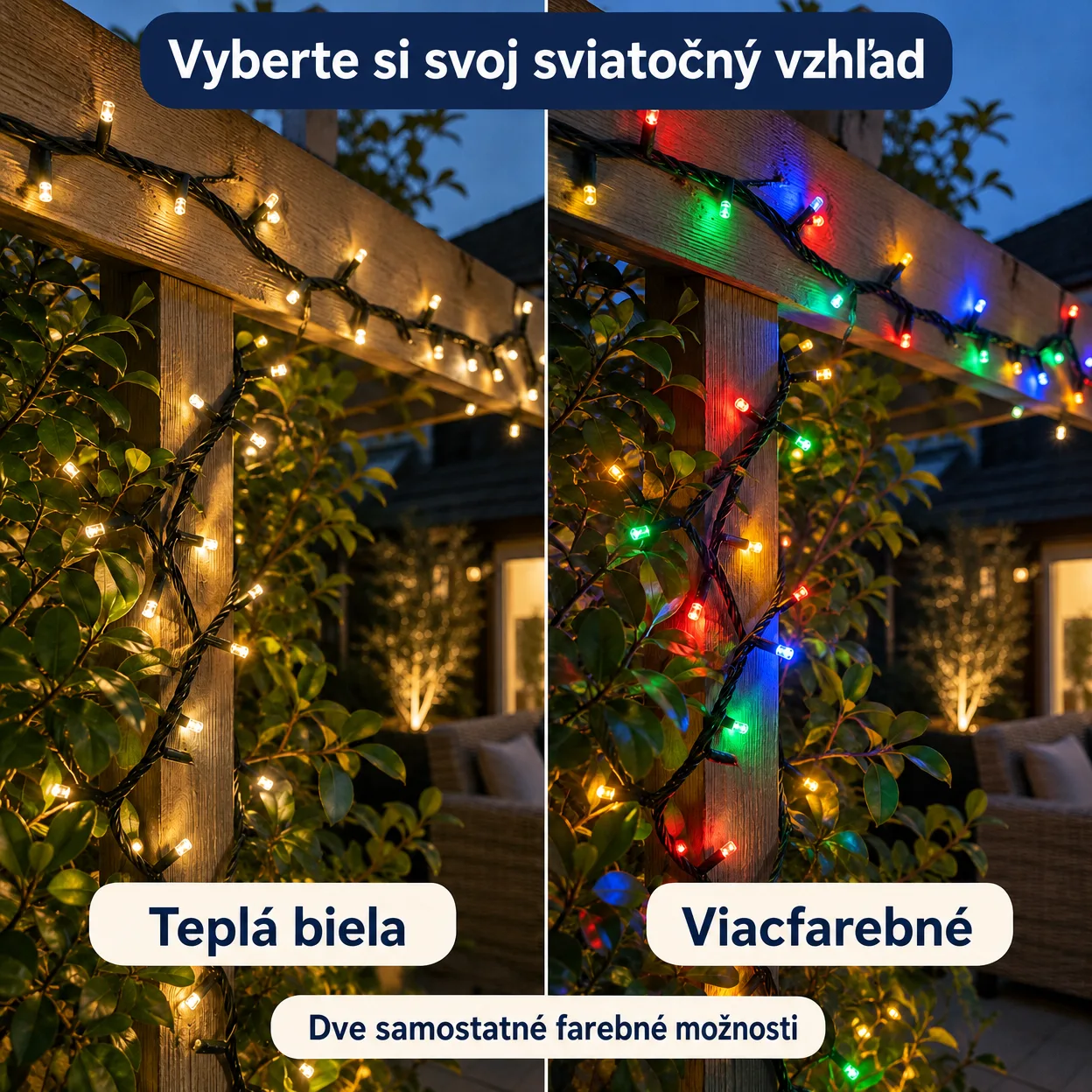 100mLL Sviatočná svetelná reťaz - Image 7