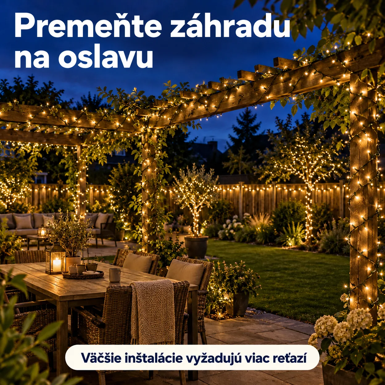 100mLL Sviatočná svetelná reťaz - Image 5