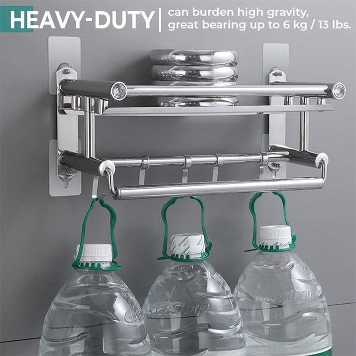 Samolepiaci nástenný vešiak možno zaťažiť hmotnosťou až 6 kg!