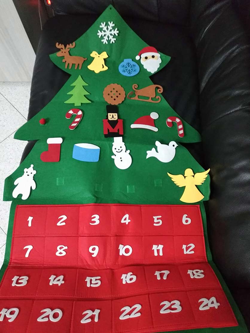 AdventTree, vlnený vianočný stromček s kalendárom - Image 10