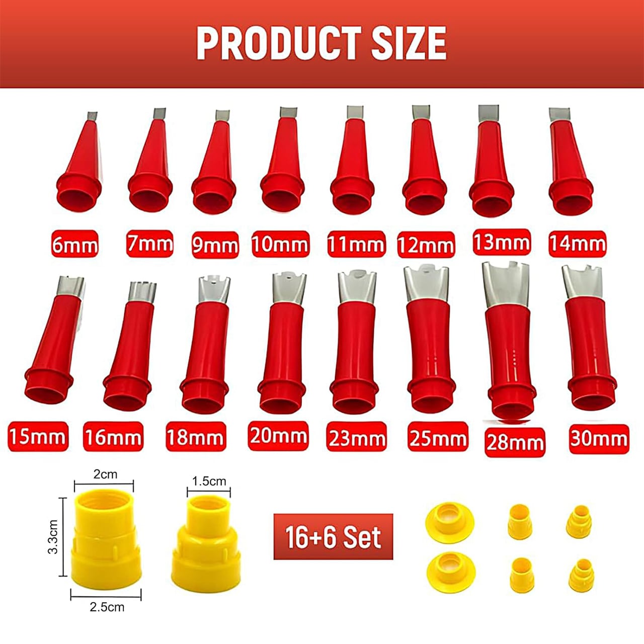 ApplicNozzle, 22-dielna sada kompenzačných a tesniacich dýz - Image 4