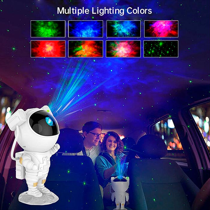 AstronautLamp, nočný projektor s efektom galaxie a LED svetlom - Image 6