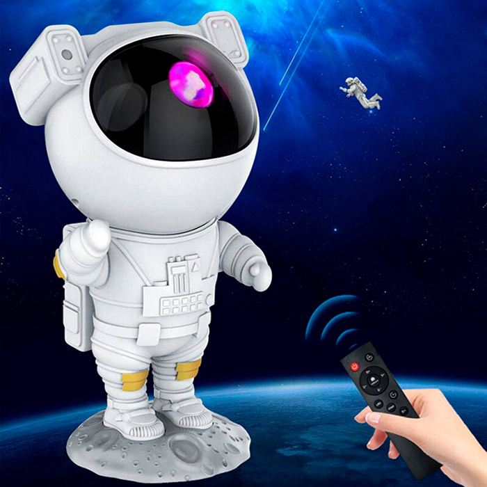 AstronautLamp, nočný projektor s efektom galaxie a LED svetlom - Image 7