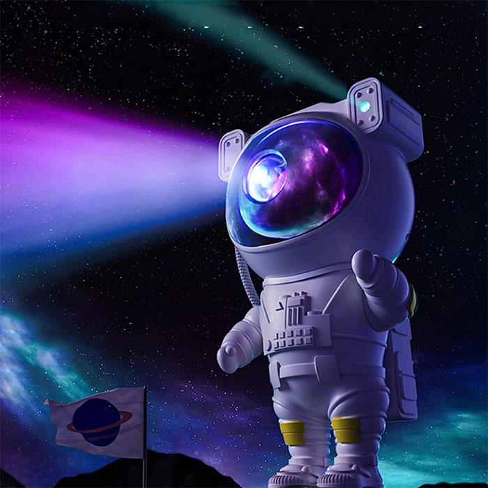 LED lampa premieta pohľad na vesmír a galaktický prach na stenu alebo strop!