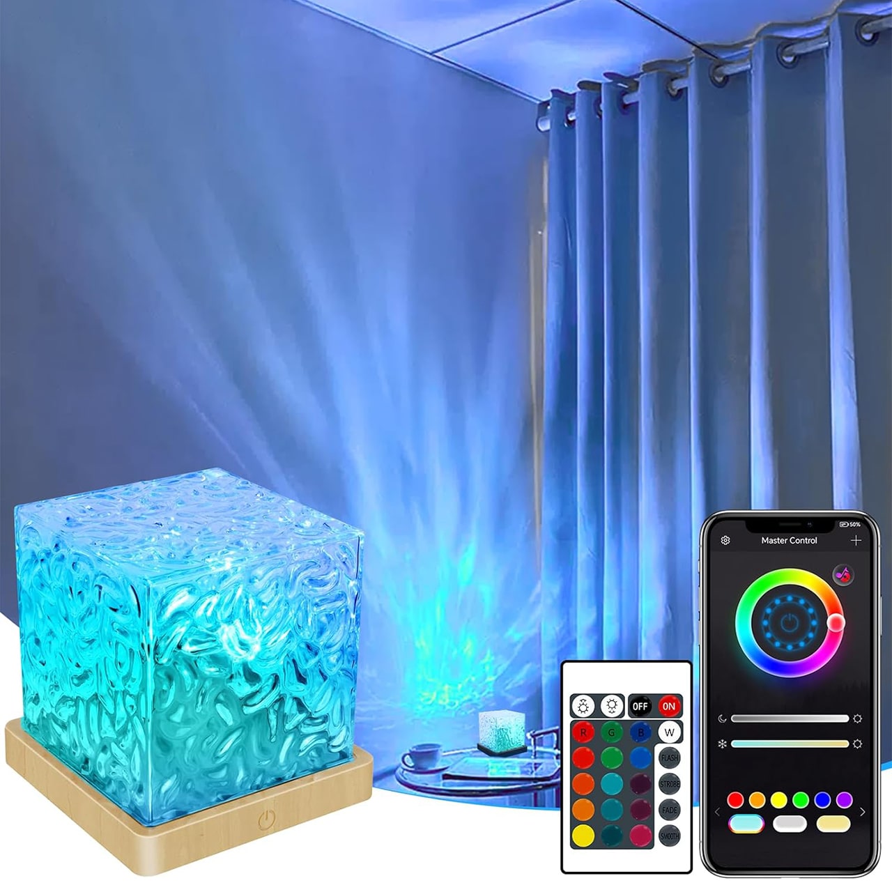 AuroraBorealis, dekoratívna lampa s efektom polárnej žiary - Image 10
