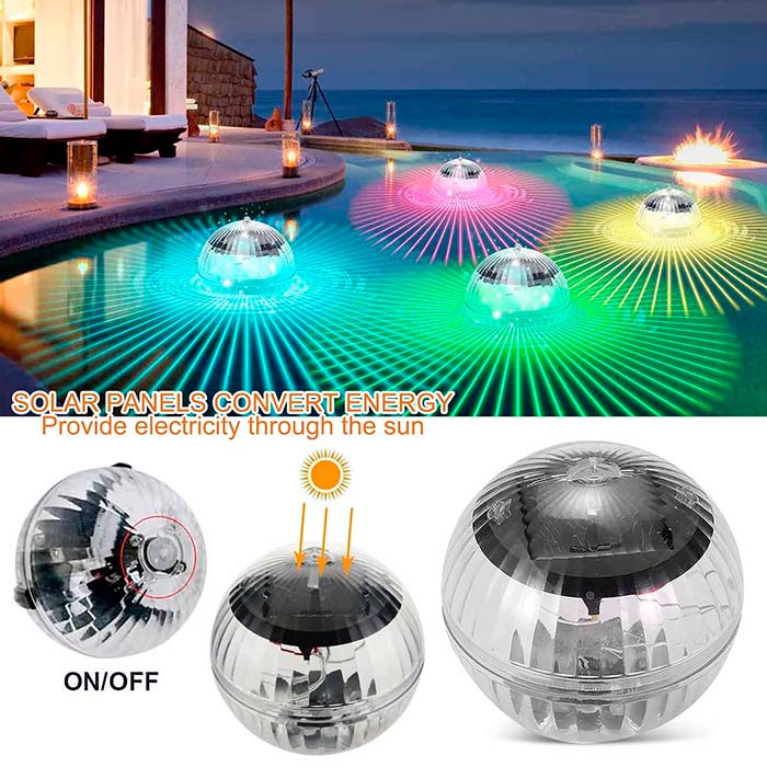 BallLamp, vodotesná a solárna LED svetlo, ktoré mení farby - Image 5