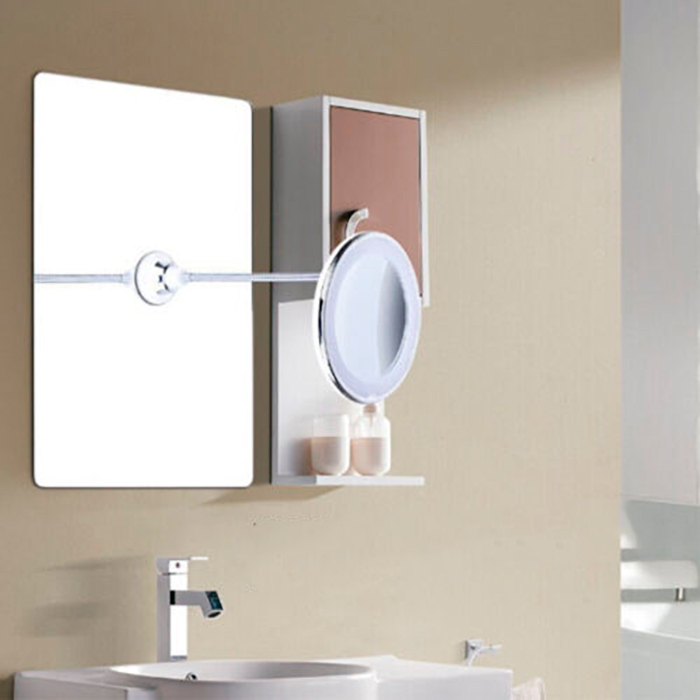 BeautyMirror, zrkadlo s priblížením, výkonným LED svetlom a ohybným držiakom - Image 9