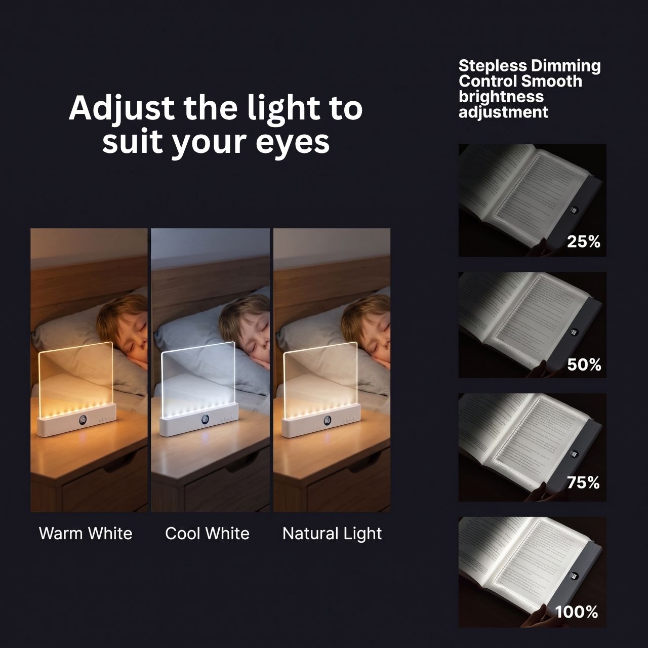 Prenosná LED lampička na čítanie, BookLed - Image 7