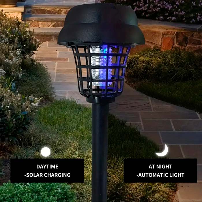 BugHunt, solárna lampa, ktorá odpudzuje komáre (2 kusy) - Image 5