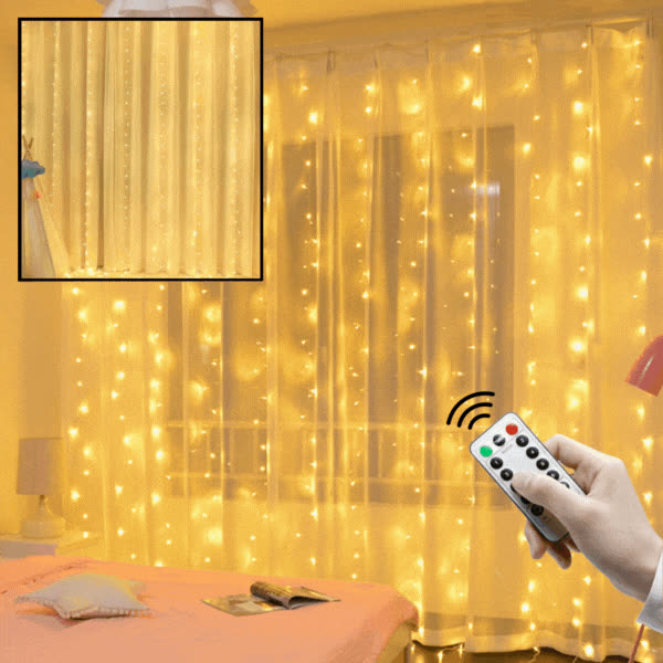 CURTLIGHT, Svetelný LED záves GlowLights - video