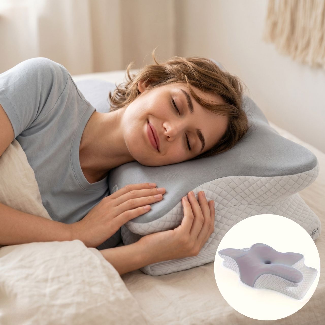 Ergonomický vankúš s pamäťovou penou, CervicalPillow - Image 10