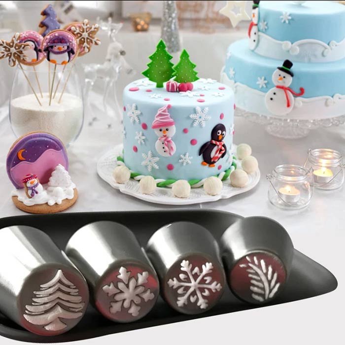 ChristmasNozzles, slávnostné zdobenie tort a iných zákuskov - Image 2