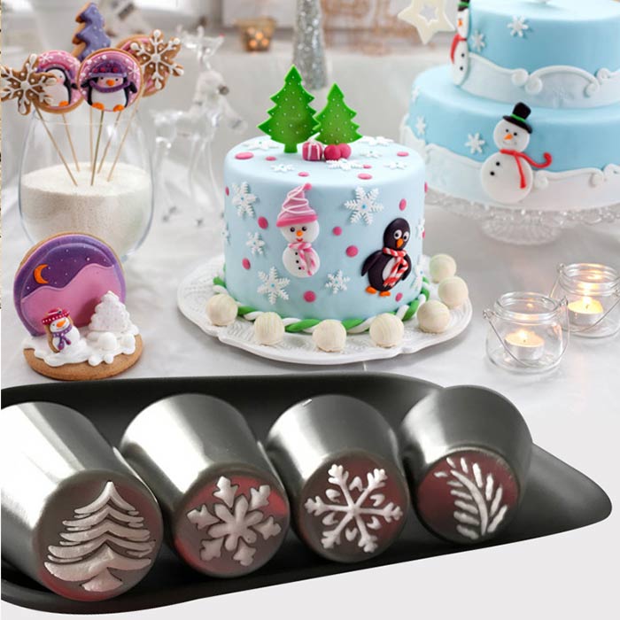 ChristmasNozzles, slávnostné zdobenie tort a iných zákuskov - Image 7