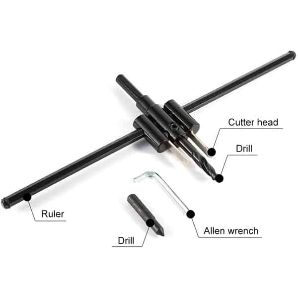 CircleCutter, nastaviteľná kruhová rezačka - Image 4