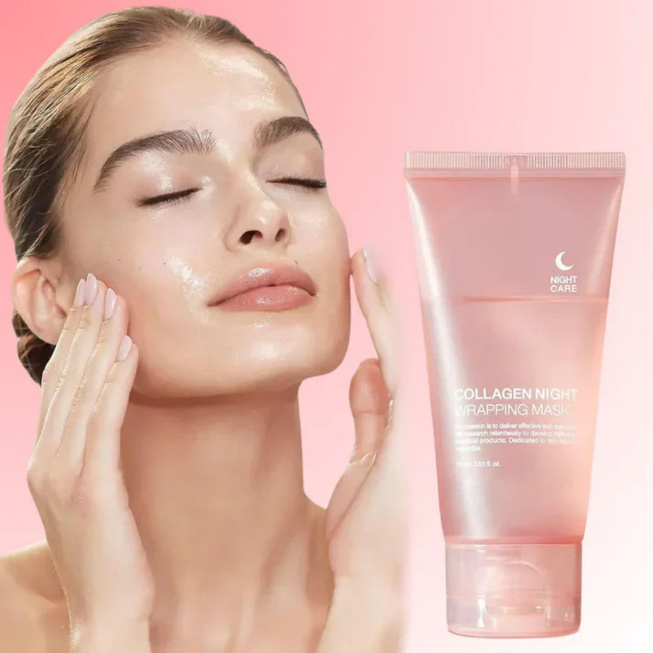 CollagenMask, kolagénová nočná maska na tvár s peel-off efektom (1+1 ZADARMO) - Image 8