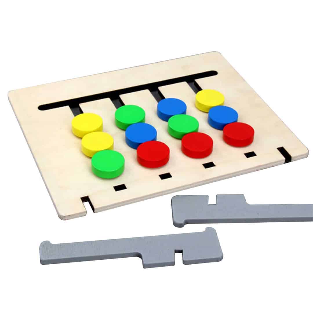 CombinationGame, drevená hlavolamová hra na rozvoj logického myslenia (36 úloh) - Image 7
