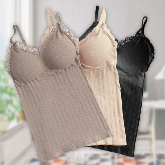 ComfortTop, 1 + 1 ZADARMO sada tričiek s výstužou v čiernej a béžovej farbe - Image 2