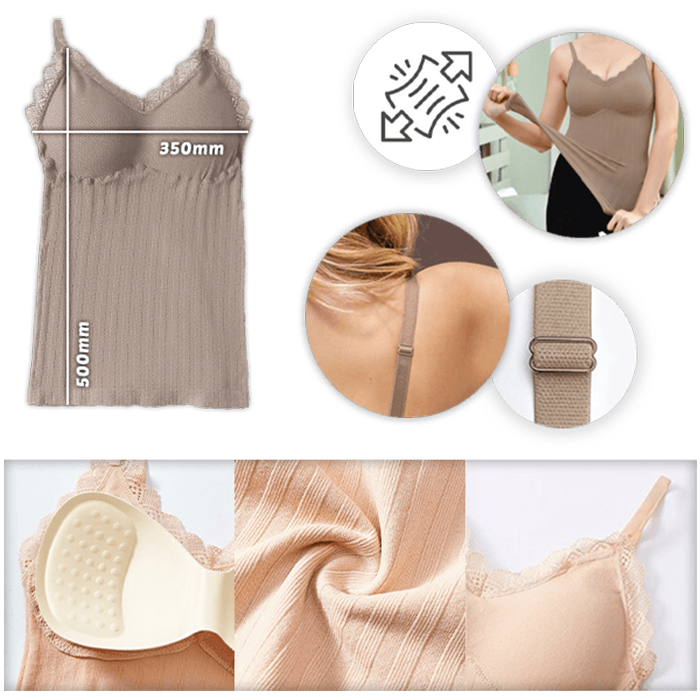 ComfortTop, 1 + 1 ZADARMO sada tričiek s výstužou v čiernej a béžovej farbe - Image 7