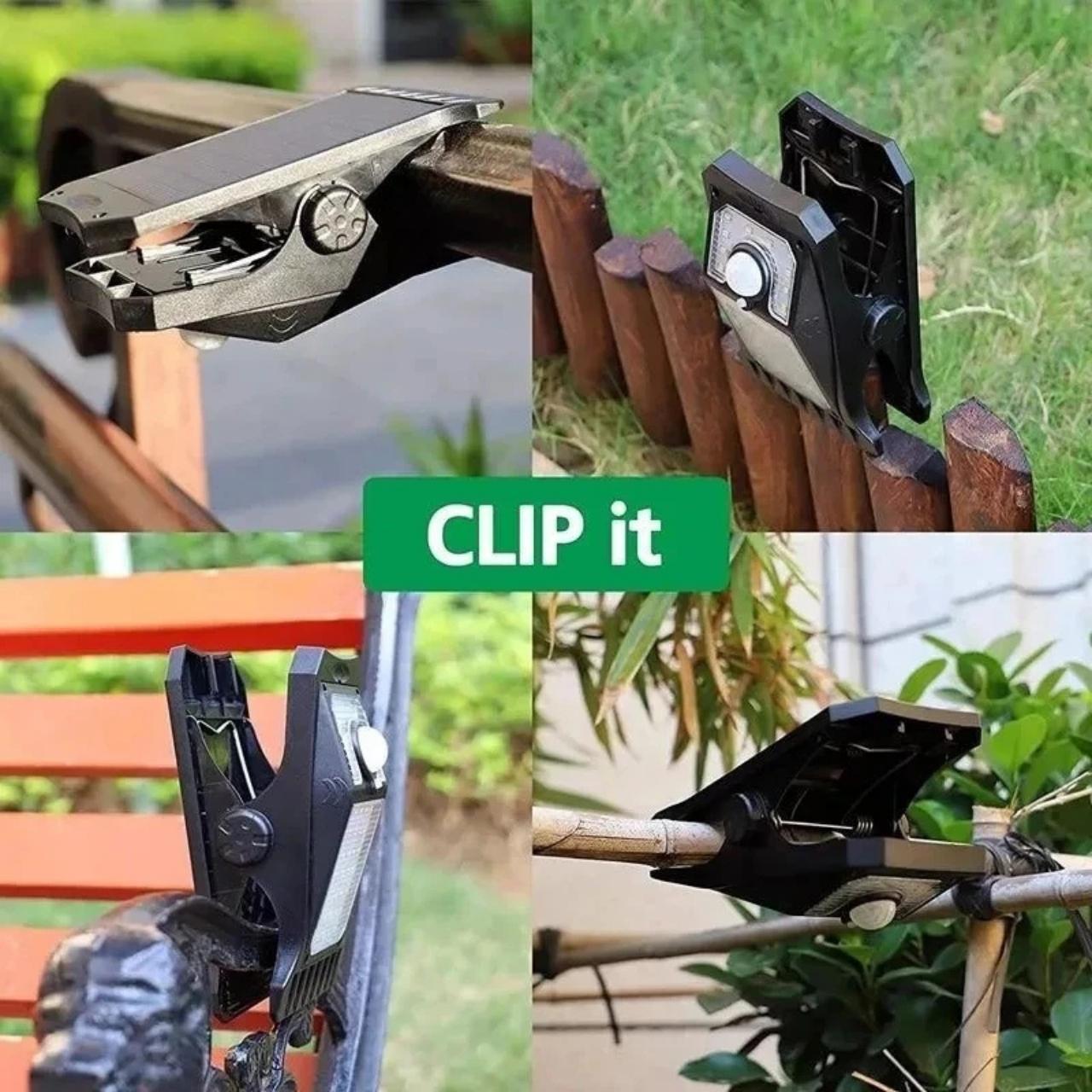 DeckClip, solárne záhradné svetlo s klipom a pohybovým senzorom - Image 10