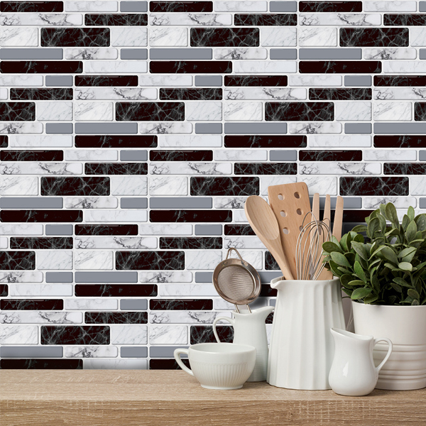 DecorWallpaper, trojrozmerné tapety na stenu v imitácii dlaždíc (12 ks) - Image 8