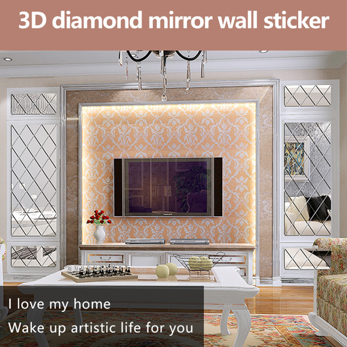 DiamondMirror, zrkadlové nálepky v tvare diamantu, ktoré rozžiaria a osvetlia každú miestnosť (32 ks) - Image 9