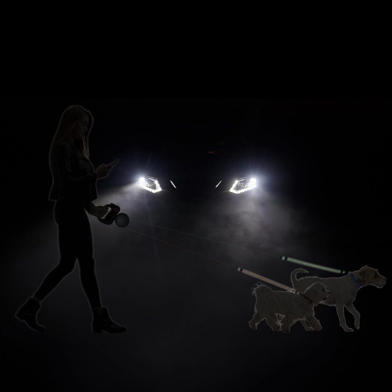 DoubleLeash, samonavíjacie vodítko pre dvoch psov - Image 10