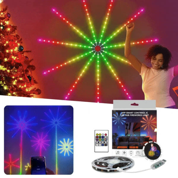 FIREWORK, Inteligentné LED dekoratívne svetlá - video