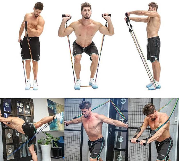 FitBands, elastické tréningové pásy s držadlami - Image 8