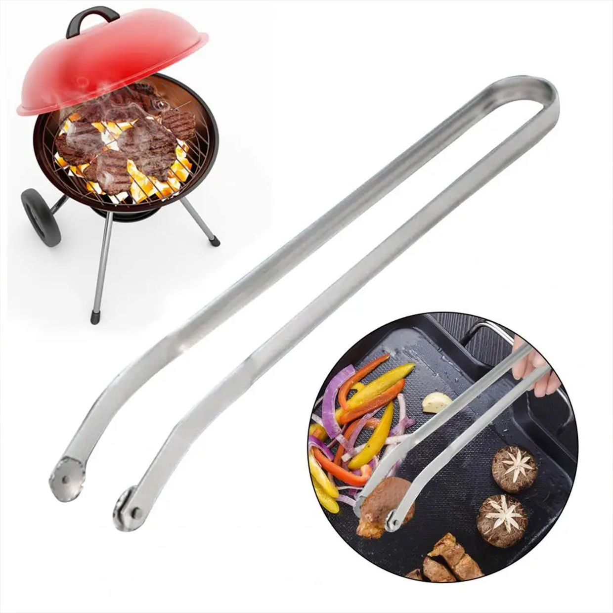 FlipBBQ, gadget na otáčanie mäsa a zeleniny na grile - Image 2