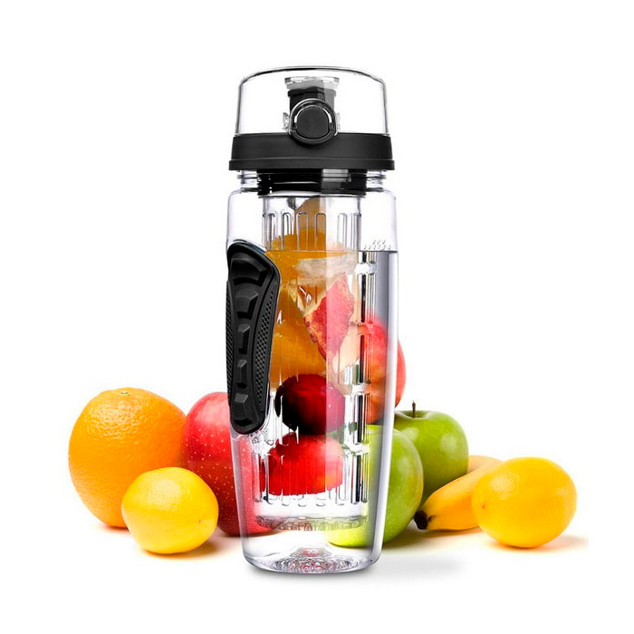 FruitBottle, fľaša na vodu s infuzérom na ovocie, bylinky alebo čaj (1000 ml) - Image 2