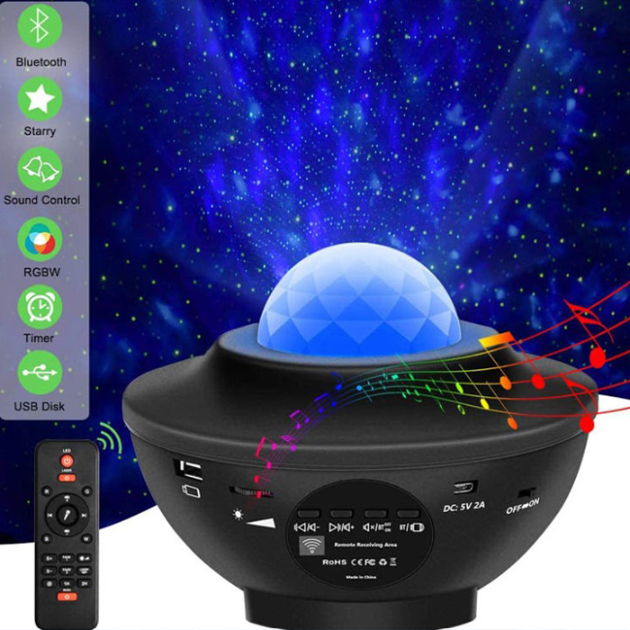 GalaxySky, reproduktor a hviezdny projektor s diaľkovým ovládaním - Image 7