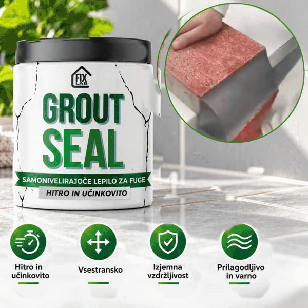 Tmel na praskliny a škáry, GroutSeal - video