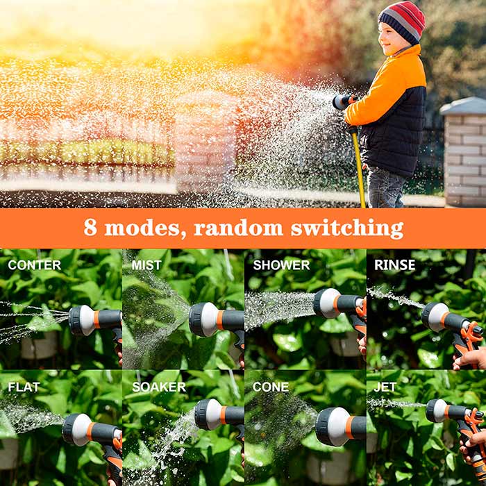 HoseSpray postrekovač, sada s tryskou na záhradnú hadicu, hadicovou spojkou a zavlažovacou pištoľou - Image 3