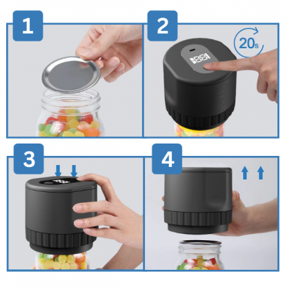 JARSEAL, Automatický vákuový uzáver FreshSeal Pro - Image 2
