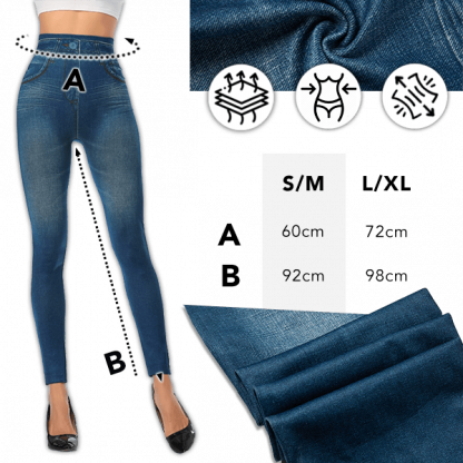 JEANLEGS-L/XL, Tvarované džínsy - Image 3