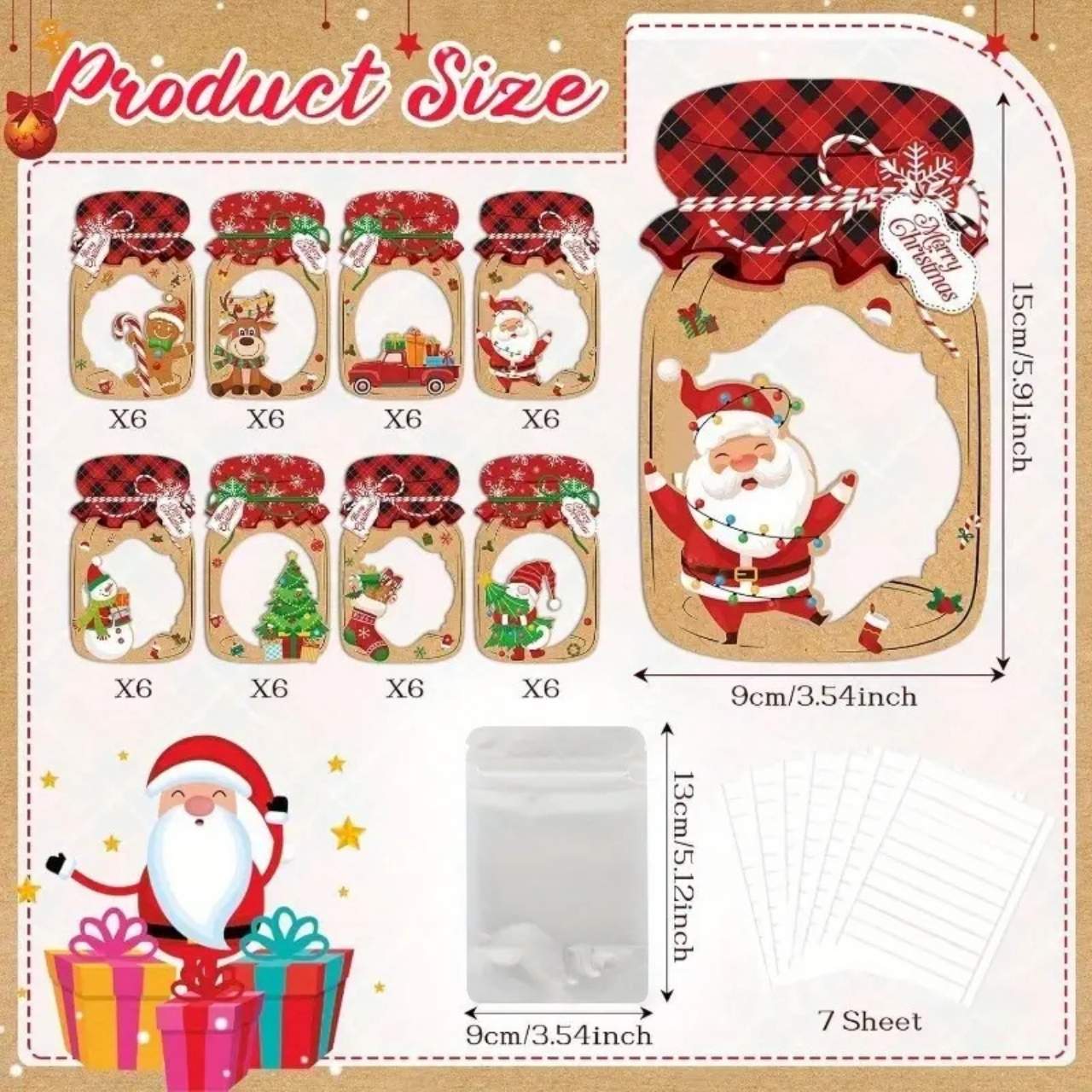 JarGifts, Vianočná darčeková sada (48 ks) - Image 3