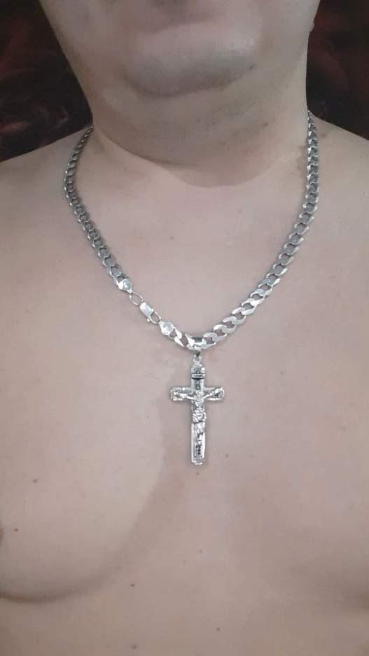 JesusNecklace, stříbrný řetízek s Ježíšem - Image 4