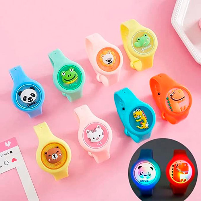 Náramok KidProtect je vyrobený z hypoalergénneho silikónu a obsahuje bezpečné esenciálne oleje, ktoré odpudzujú komáre!