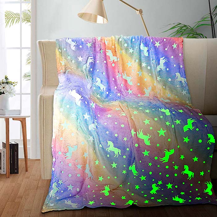 LuminousBlanket, detská deka, ktorá svieti v tme - Image 3
