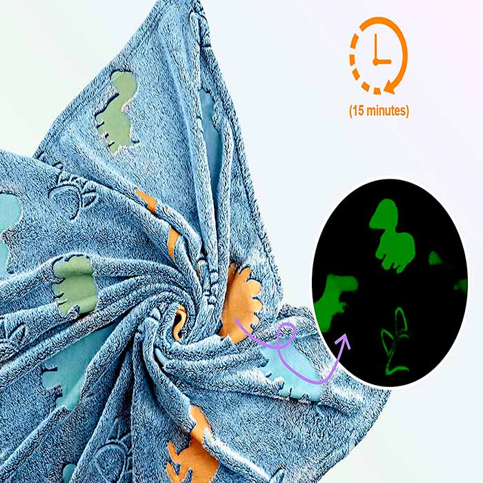 LuminousBlanket, detská deka, ktorá svieti v tme - Image 4