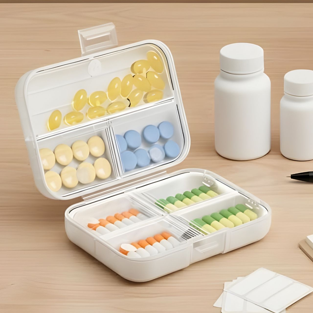 Vhodné pre lieky, vitamíny a iné doplnky