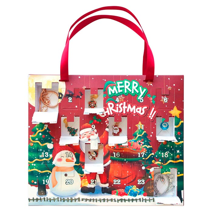 MerryChristmas, adventný kalendár s príveskom na náramok - Image 6
