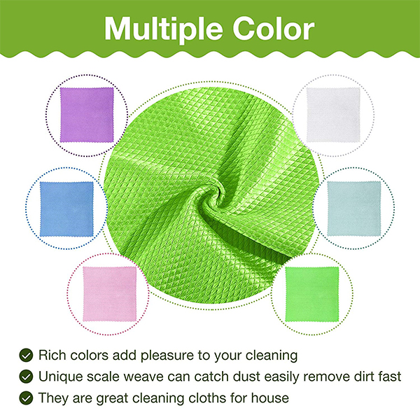 MicrofiberCloth, viacúčelová utierka na čistenie z mikrovlákien (4 ks) - Image 9