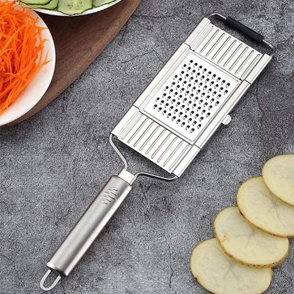MultiSlicer, viacúčelový krájač na zeleninu s ergonomickou protišmykovou rukoväťou a 3 rôznymi čepeľami - Image 4