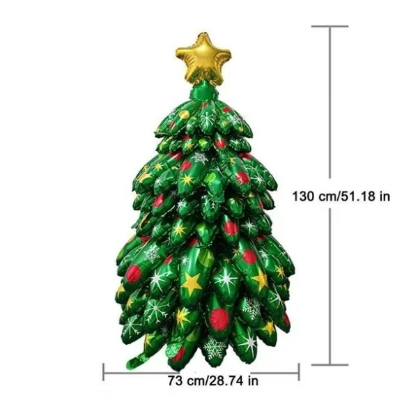 NAPJELKA, Nafukovací vianočný stromček 130 cm - Image 11
