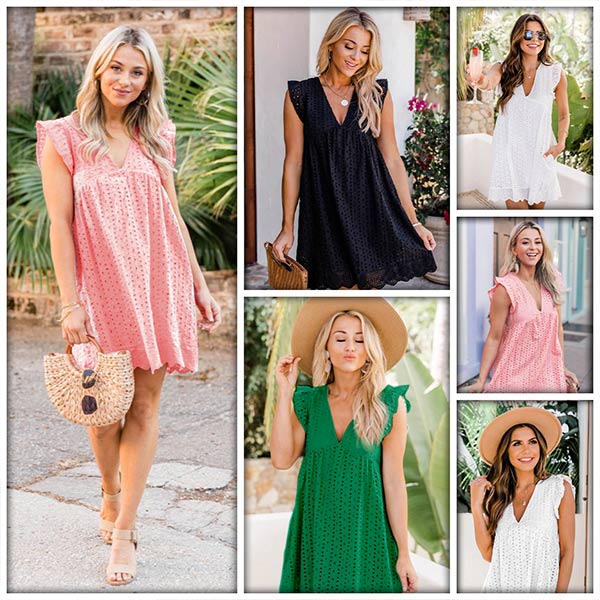OBLEKARUF-ROZ-L/XL, Letné šaty IRINA - Image 7