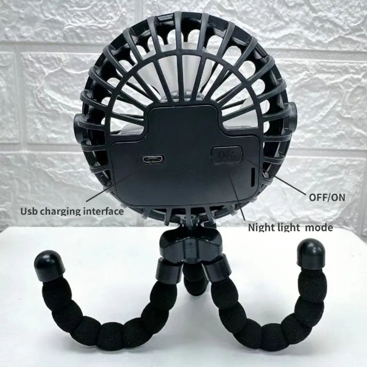 Octy, mini ventilátor s flexibilným stojanom - Image 7