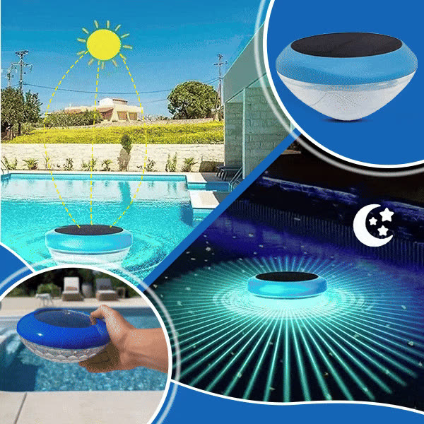 Solárne svetlo pre bazén alebo jazierko, POOLSOLAR - video