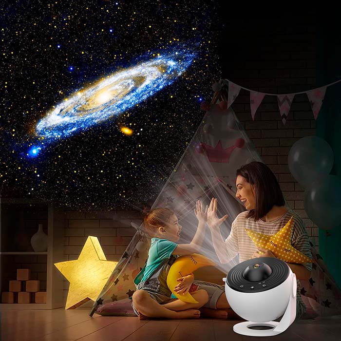 Planetárium, nočný projektor, ktorý zobrazuje 12 rôznych typov galaxií, súhvezdí a planét - Image 3